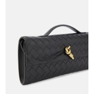 Длинный маленький кожаный клатч Andiamo Bottega Veneta